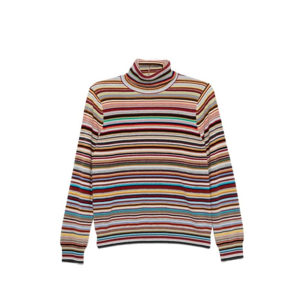 Paul Smith Women Signature Stripe Roll Neck Sweater